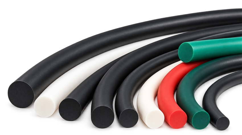 Rubber cords in various diameters and compounds for multiple uses